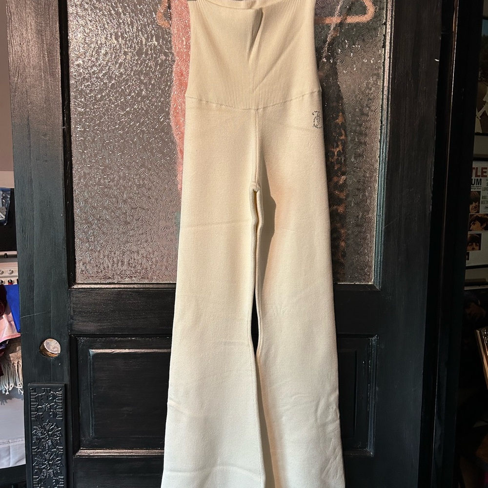 Juicy Couture Cream Wide Leg pants